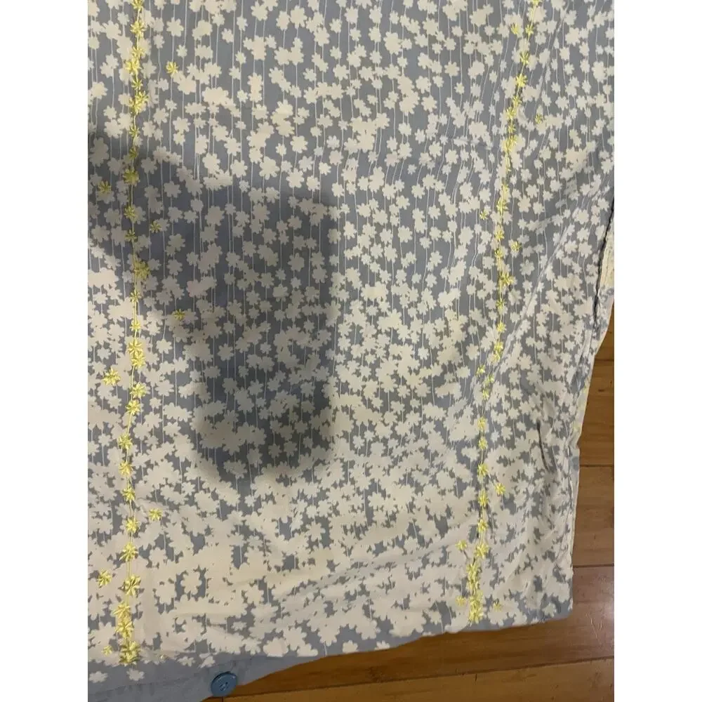Macy’s Style Co home Twin Duvet cover embroidered flowers Floral French Country